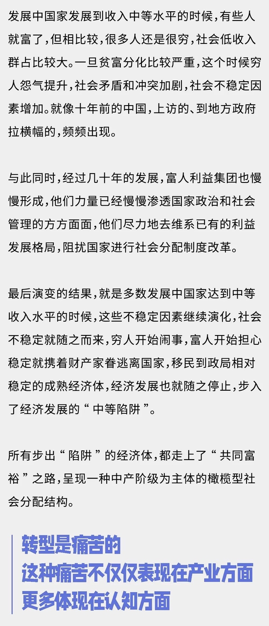 潘向东：中国经济处于“青春期”，转型和内循环都指望“共同富裕”