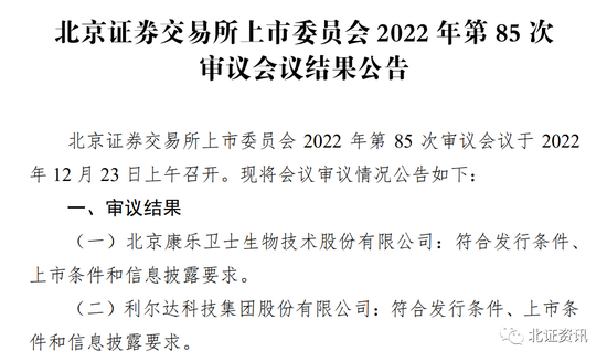 中科美菱大涨13.68%，次新股行情来了？年底前3个交易日6只新股上市，2023年首审已安排上了！