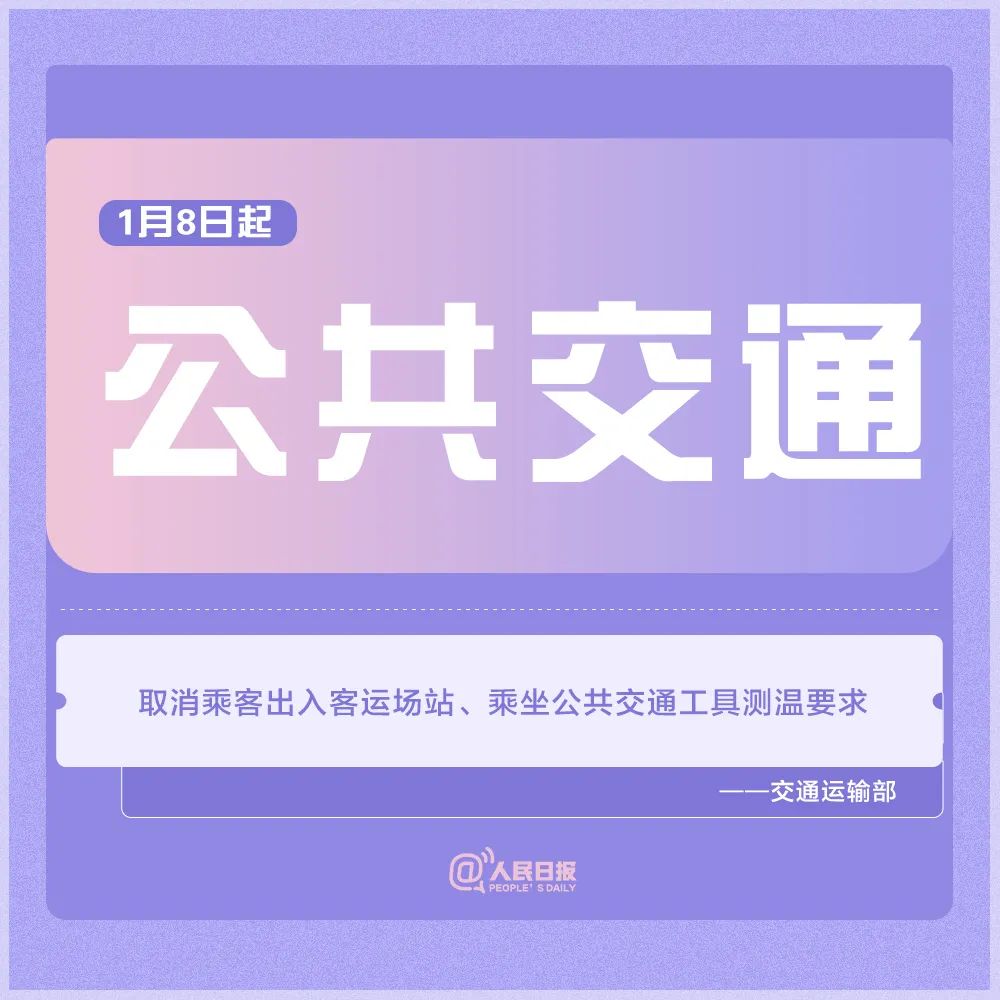 今起，这些变化与你有关