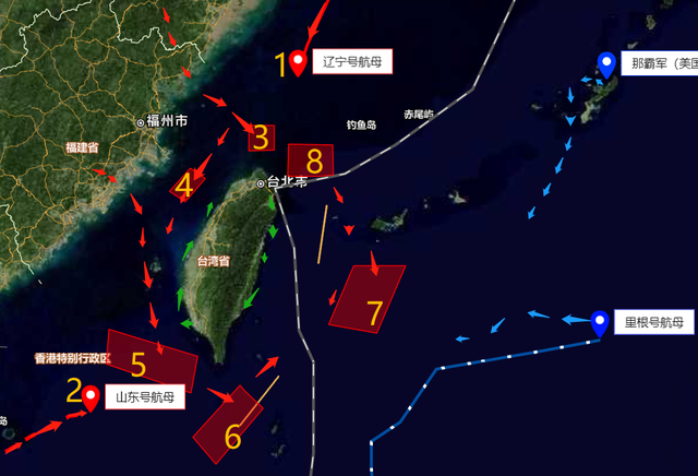 详解东部战区军事行动六大区域 详解东部战区军事行动六大区域分别是